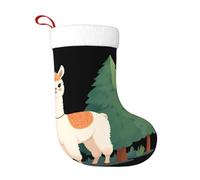 WHJSSF Graziosi calzini decorativi natalizi in alpaca sotto l'albero di pino morbidi, leggeri, con una buona sensazione tattile per Halloween e Capodanno