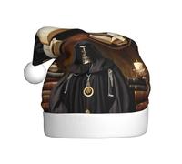 WHJSSF Grimoire Strange World Pattern Cappello di Natale Durevole per Adulti per Halloween, Natale, Capodanno