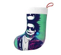 WHJSSF Hacker Era Calzini di Natale stampati Grande Capacità Calzini Stampati Decorazione