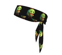 WHJSSF Happy little ant - Foulard sportivo double-face, per donne e uomini, regolabile per tutte le circonferenze della testa