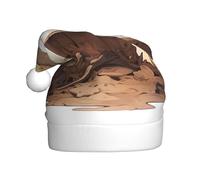 WHJSSF Il piccolo topo che fa facce stampa cappello di Natale per uso adulto del partito di Halloween