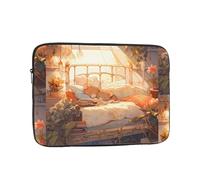 WHJSSF Little Mouse in Bed Prints, custodia portatile per laptop da 17", per viaggi d'affari, scuola, ufficio, uso quotidiano
