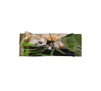 WHJSSF Little Red Panda Prints, fascia per capelli con fiocco, morbida ed elastica, accessorio per neonati per servizi fotografici, grazioso accessorio per capelli per bambine