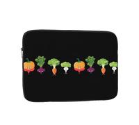 WHJSSF Manicotto portatile per computer portatile da 17 pollici con stampe di mondo vegetale colorato per viaggi d'affari, scuola, ufficio, uso quotidiano