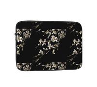 WHJSSF Manicotto portatile per laptop da 17 pollici con stampa di rami di salice fiorito, per viaggi d'affari, scuola, ufficio, uso quotidiano