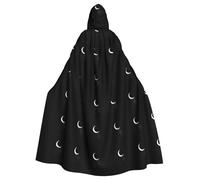 WHJSSF Mantello con cappuccio per adulti con stampa horrible Tree Shadows in the Moonlight Prints - Mantello con cappuccio super grande senza cerniera