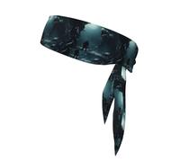 WHJSSF Monster Under The Sea - Foulard sportivo double-face, asciugatura rapida, traspirante, per donne, ragazze e uomini