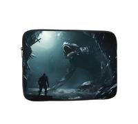 WHJSSF Monster Under The Sea Prints, custodia portatile per laptop da 17 pollici, per viaggi d'affari, scuola, ufficio, uso quotidiano