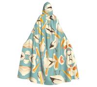 WHJSSF Pellicans Art Print Halloween Adulto Cappuccio Mantello Super Large Cappuccio Mantello