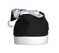 WHJSSF Piccolo villaggio nella neve Modello Cappello di Natale per Adulto accessorio di qualità morbido, leggero e soffice