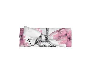 WHJSSF Pittura a olio Parigi Torre Eiffel Stampe Baby Bow Fascia - Morbido ed elastico Coperta per Neonato per Carini servizi fotografici & Baby Shower