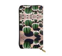 WHJSSF Portafoglio lungo da donna in pelle con tasca portamonete con | Organizer in ecopelle resistente, regalo per mamma, fidanzata, motivo a palle fatate