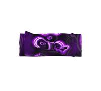 WHJSSF Purple Love Prints - Fascia per capelli per neonati, morbida ed elastica, accessorio per servizi fotografici, grazioso accessorio per bambine