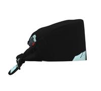 WHJSSF Red Eyed Spider on Cemetery Prints, berretto da lavoro per donne e uomini, regolabile, assorbe il sudore, traspirante, per donne e uomini