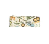 WHJSSF Safari Animals Prints - Fascia per capelli per neonati, morbida ed elastica, accessorio per servizi fotografici e baby shower, delicato e adorabile copricapo per neonati