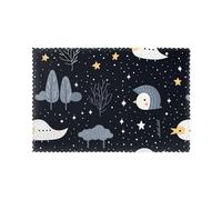 Whjssf Set di 6 tovagliette per tavolo da pranzo, 30,5 x 45,7 cm, per Natale, Halloween e uso quotidiano