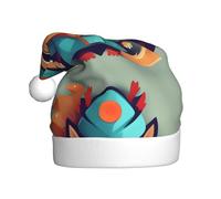WHJSSF Simpatico cappello di Natale con immagine di scoiattolo per adulti che lo rende un regalo divertente e durevole per uomini e donne
