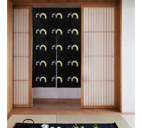 WHJSSF Tenda divisoria per porta stampata arcobaleno glitterata protezione della privacy adatta per cucina, bagno, stanza 86,4 x 142,2 cm
