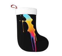 WHJSSF The Diffusion of Pigment Dripping Picture Calze decorative natalizie per decorare durante Halloween, Natale e Capodanno