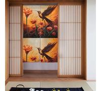 WHJSSF The Phoenix Bird in the Spark Tenda divisoria per porta stampata protezione della privacy adatta per cucina, bagno, stanza 86,4 x 142,2 cm