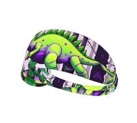 WHJWXC Fascia elastica per capelli con stampa di dinosauri, per uomini e donne, per yoga e fitness