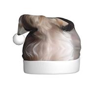 WHJWZY Cappello di Natale per adulti, accessorio festivo, Halloween, cerimonie annuali, feste di vacanza Shih Tzu Dog Picture