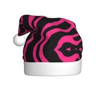 WHJWZY Cappello di Natale per Adulti - Accessorio Festivo | Halloween, Cerimonie annuali, Feste Feste Zebra, Tigre, Leopardo, Fantasia Rosa