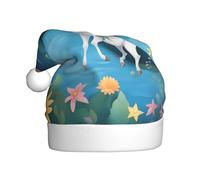 WHJWZY Cappello natalizio per adulti, accessorio festivo, Halloween, cerimonie annuali, feste in esecuzione unicorni