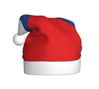 WHJWZY Cappello natalizio per adulti, accessorio festivo, per Halloween, cerimonie annuali, feste, bandiera della Repubblica Ceca