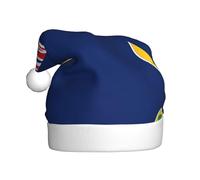 WHJWZY Cappello natalizio per adulti, accessorio festivo, per Halloween, cerimonie annuali, feste, bandierine delle isole Turks e Caicos
