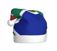 WHJWZY Cappello natalizio per adulti, accessorio festivo, per Halloween, cerimonie annuali, feste con bandiera del Sudafrica