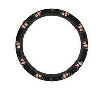 WHJWZY Coprivolante elastico - protegge e decora la vostra auto - adatto per auto SUV camion Tulip Flowers Pattern