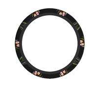 WHJWZY Coprivolante elastico - protegge e decora la vostra auto - adatto per auto SUV camion Tulip Flowers Pattern