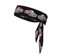 WHJWZY Fascia sportiva per la testa, comoda ed elegante, per esercizi e attività sportive, una piccola auto che insegue l'immagine d'amore