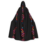 WHJWZY Flying love bolle modello aldult Halloween mantello con cappuccio per uomini e donne utilizzato per feste ballo