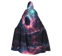 WHJWZY Le stelle stanno cadendo. Picture Aldult Halloween Mantello con cappuccio per uomini e donne utilizzato per feste ballo di fine anno