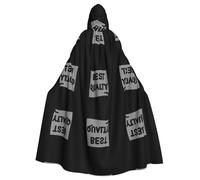 WHJWZY The best you Printed Aldult Halloween Mantello con cappuccio per uomini e donne utilizzato per feste ballo