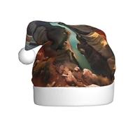 WHJYYXDE Cappello di Natale per adulti, tessuto di qualità con morbido per feste di vacanza Grand Canyon, Arizona stampe