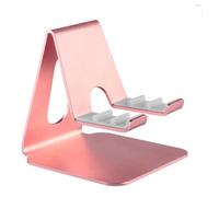 WHKM Supporto da tavolo per telefono con angoli regolabili per cellulare culla da scrivania supporto per tablet in alluminio per guardare video dal vivo telefono ergonomico per ufficio casa