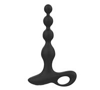 WHL Palline Anali Vibranti con 10 Modalità Vibrazione, Uomo Donna, Silenziose Impermeabili Silicone Ricaricabili Tramite USB (Nero)