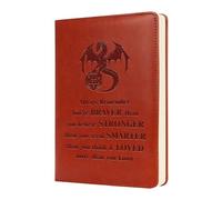 WHLBHG Diario di viaggio con scritta "Always Remember You Are Braver" (lingua italiana non garantita) per amanti dei draghi (Always-DND)