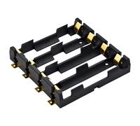 Whltzf 1-4 Celle Nylons 18650 Porta Batteri per Serie E Collegamenti Easy Installazione E Protezione della Sicurezza Porta Batteri per Progetti Fai-da-Te