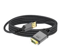 Whltzf 1080p DisplayPort A VGA Cavo Conversione 1920x1080 Lunghezza 200 Cm per Notebook A Schermo Connessione Vari Laptop Display per L'adattatore per Schermo