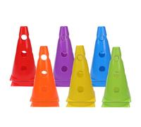 Whltzf 12/18Pcs Calcio Formazione Maker Secchio Formazione Calcio Marcatore Ostacolo Cono Calcio Segno Secchio Per Sport All'aperto Calcio Segno Secchio Formazione Basket