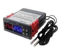 Whltzf 12V/24 V/110-220 V Controller Termostato A Temperatura per Agricoltura Vari Frigorifero Serra Aquarium Display Digitale Controllo A Temperatura Serra