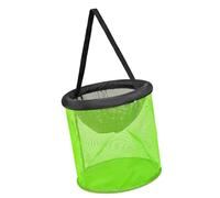 Whltzf 25/35 cm galleggiante cestino da pesca pieghevole netto esche gabbia di stoccaggio per mantenere minnows pesce vivo pesce galleggiante cestino