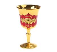 Whltzf Bicchieri da vino in metallo Tazza da cocktail Calice da vino Bevande Spirito Europeo Vodka Champagne Bicchieri per Festa Bicchieri da vino europei