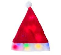 Whltzf Cappelli di Babbo Natale luminosi Celebrazioni Scintille Bambini Natale Comodo per Celebrazioni di Famiglia ed Evento Batteria Sostituibile Natale