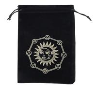 Whltzf Carte da gioco da tavolo con coulisse sacchetto di immagazzinaggio Witch Divinazione Crystal Packing Pouch Bag Tarocchi Borsa per il trasporto Tarocchi Carta Borsa con coulisse, E