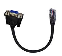 Whltzf Cavo Console 9pin Femmina Serialrs232Port A RJ45 Cavo Ethernet CAT5 Maschio per Router E Commutazione Consola Configurazione Cavo